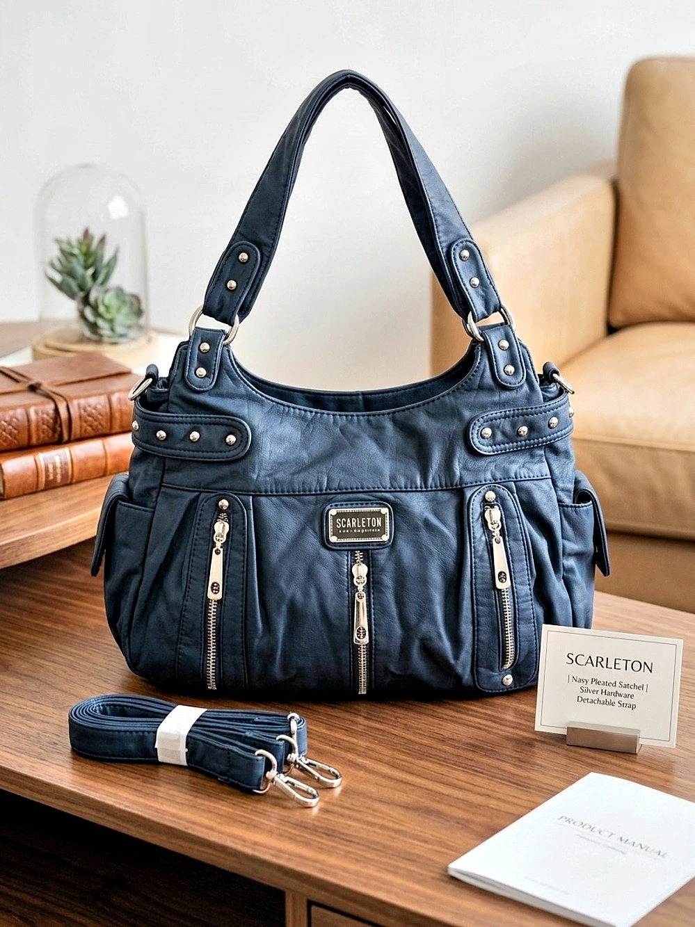 Scarleton Blue Shoulder Bag